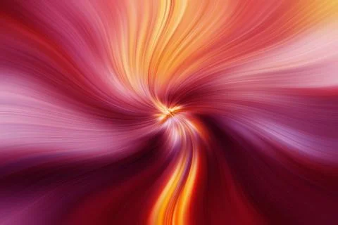 Abstract image composed of colored lines that create spirals Stock Photos
