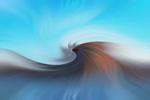 Abstract image composed of colored lines that create spirals Stock Photos