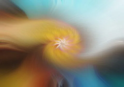 Abstract image composed of colored lines that create spirals Stock Photos