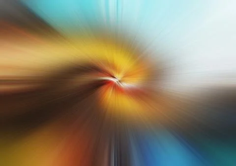 Abstract image composed of colored lines that create spirals Stock Photos