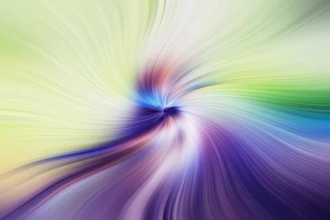 Abstract image composed of colored lines that create spirals Stock Photos