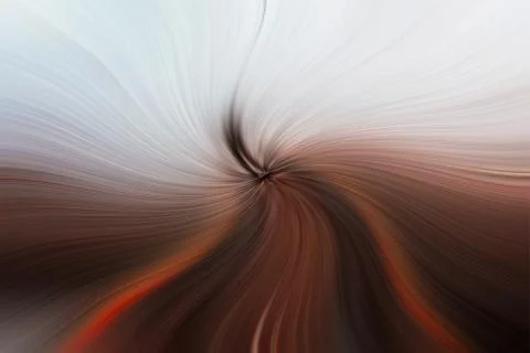 Abstract image composed of colored lines that create spirals Stock Photos