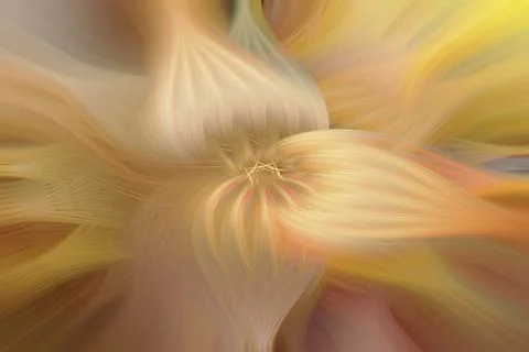 Abstract image composed of colored lines that create spirals Stock Photos