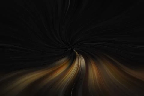 Abstract image composed of colored lines that create spirals Foto stock