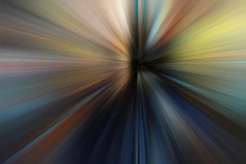 Abstract image composed of colored lines that create spirals Stock Photos