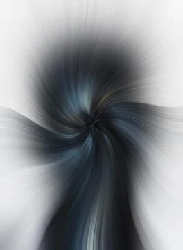 Abstract image composed of colored lines that create spirals Stock Photos