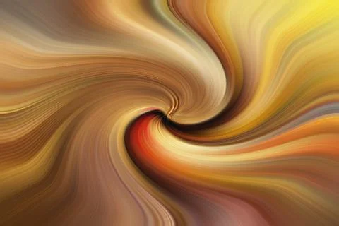 Abstract image composed of colored lines that create spirals Stock Photos