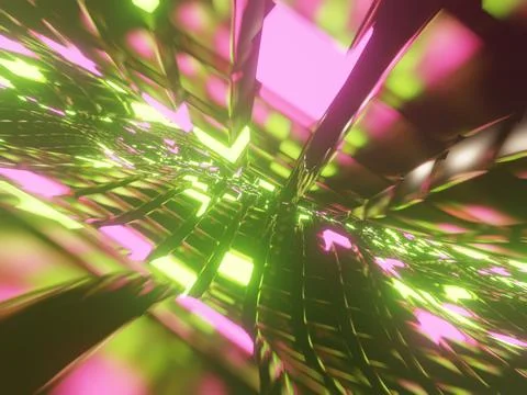 Abstract image of cubes background. 3d rendering. Stock Illustration