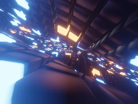 Abstract image of cubes background. 3d rendering, 1980 Stock Illustration