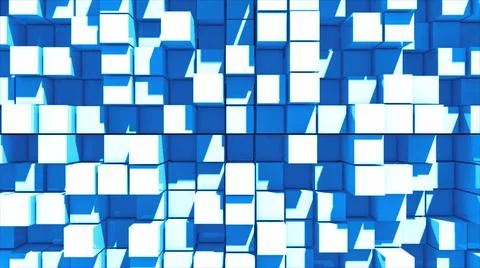 Abstract image of cubes background. Realistic Block floor with professiona... Foto stock
