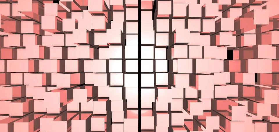 Abstract image of cubes background. rendered backdrop Abstract image of cu... Foto stock