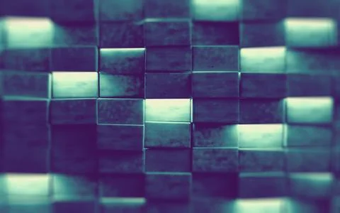 Abstract image of cubes or block background. Stockillustratie