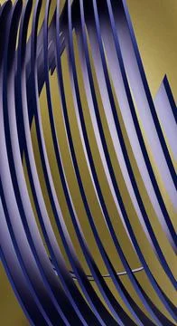Abstract image with curved elements in golden colors Ilustración de archivo