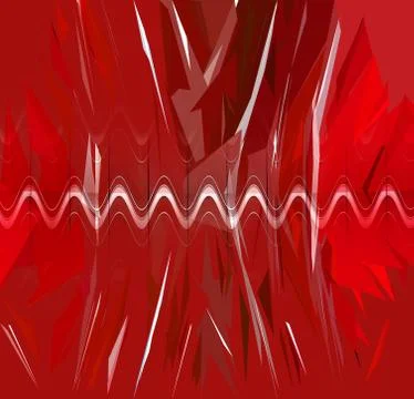 Abstract image with different shapes and  elements in a red color. 스톡 사진