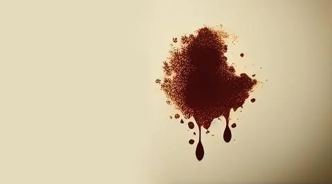 Abstract image on dirty background with blood stains on a murder scene. Stock Illustration