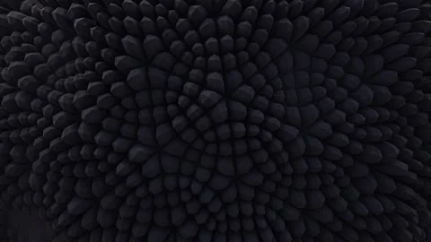 This abstract image displays a deep, symmetrical tessellation of interlocking ge Stock Footage 340237751