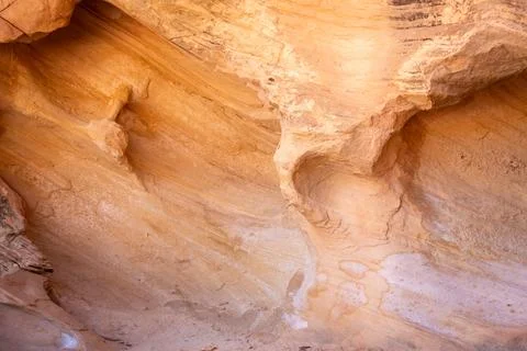 Abstract image of eroded sandstone in the desert Stock Photos