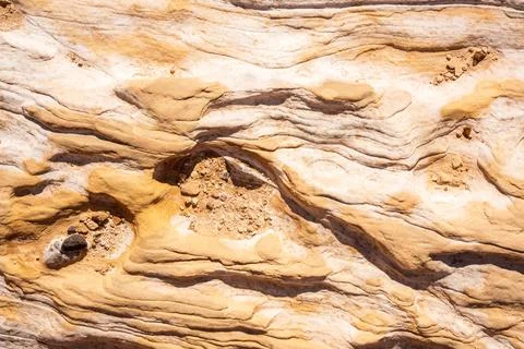 Abstract image of eroded sandstone in the desert Stock Photos