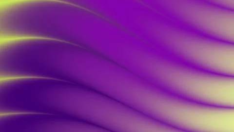 This abstract image features undulating waves of purple pink and yellow hues. Stock Footage 334085348