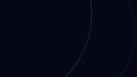 Abstract image featuring a deep navy backdrop with curved light blue circular Ilustración de archivo
