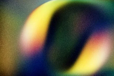 An abstract image featuring a soft gradient of blurred colors including yel.. イラスト素材