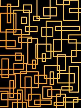 Abstract image featuring a vibrant geometric pattern composed of bold lines イラスト素材