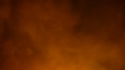 Abstract image of fire smoke during the night, Zagreb, Croatia. Stock Footage 102644841