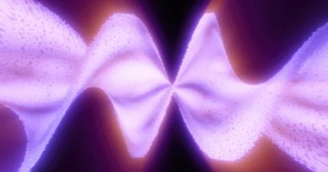Abstract image of a fluid wave pattern in shades of purple with a glowing, .. 스톡 일러스트