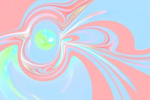 Abstract image : fractal vortex. Illustrazione stock