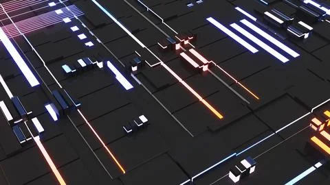 Abstract image of future technology concept,future technology pictures scie.. Stock Illustration