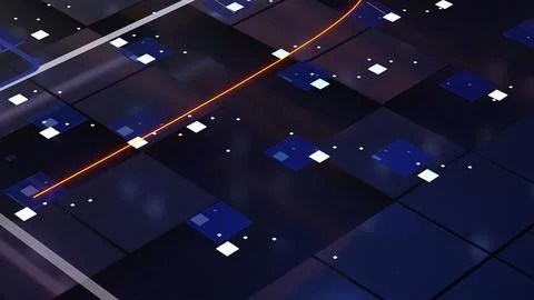 Abstract image of future technology concept,future technology pictures scie.. Stock Illustration