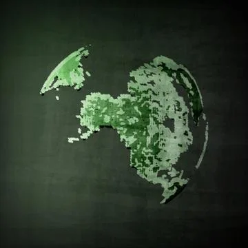Abstract image of globe Stock Illustration