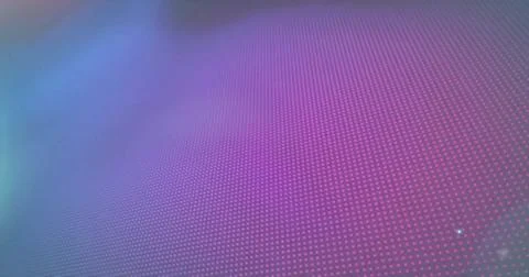 Abstract image of gradient pink and blue dots forming digital pattern Stock Photos