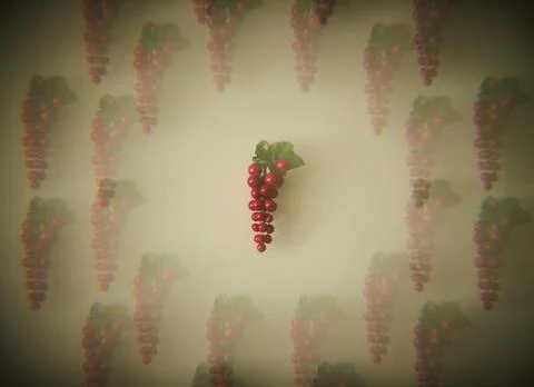 Abstract image of grape. Kaleidoscope effect. Stock Photos