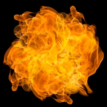 Abstract image, the image of a burning and fiery flame For background Stock Photos
