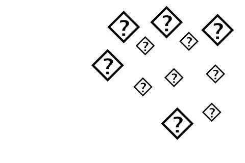 Abstract image of incomprehensibility, complexity of the problem Stock Illustration