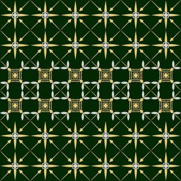 Abstract  with the image of interlocking elements, Stock Illustration