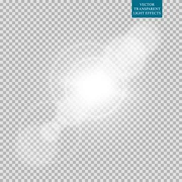 Abstract image of lighting flare. Set Stock Illustration