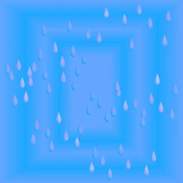Abstract image of mood in the rain outside the window.3d. Illustrazione stock
