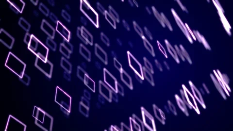 Abstract image of moving squares, Stock Footage 103332363