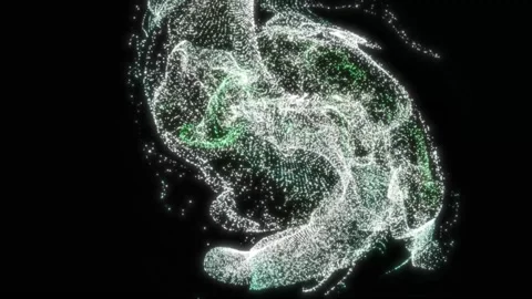 Abstract image of a moving vortex of stars 動画素材 329319380