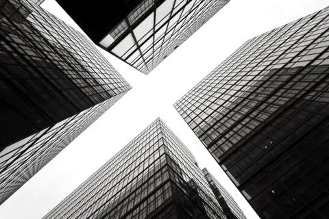 Abstract image of office building Stock Photos