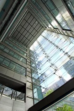 Abstract image of office windows Stock Photos