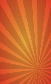 Abstract image, orange rays of the sun on a red background - Vector 스톡 일러스트
