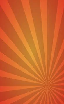 Abstract image, orange rays of the sun on a red background - Vector Abstra... Stock Photos