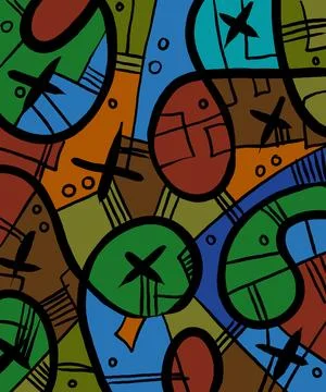 Abstract image for printing Stock Illustration