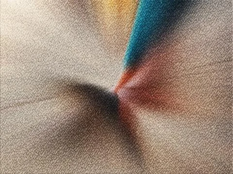 Abstract image with a radial pattern, featuring pastel colors like blue, re.. 스톡 일러스트