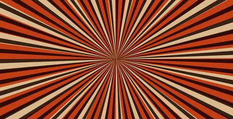 Abstract image, rays of the sun on a red background - Vector Stock Illustration