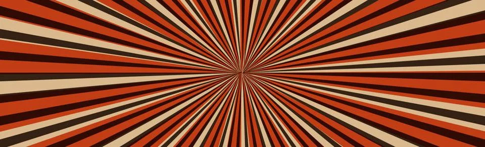 Abstract image, rays of the sun on a red background - Vector Abstract imag... Stock Photos