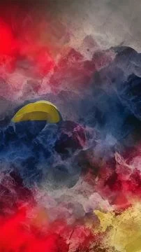 Abstract image red blue background. Abstract creative design background. Stock Illustration